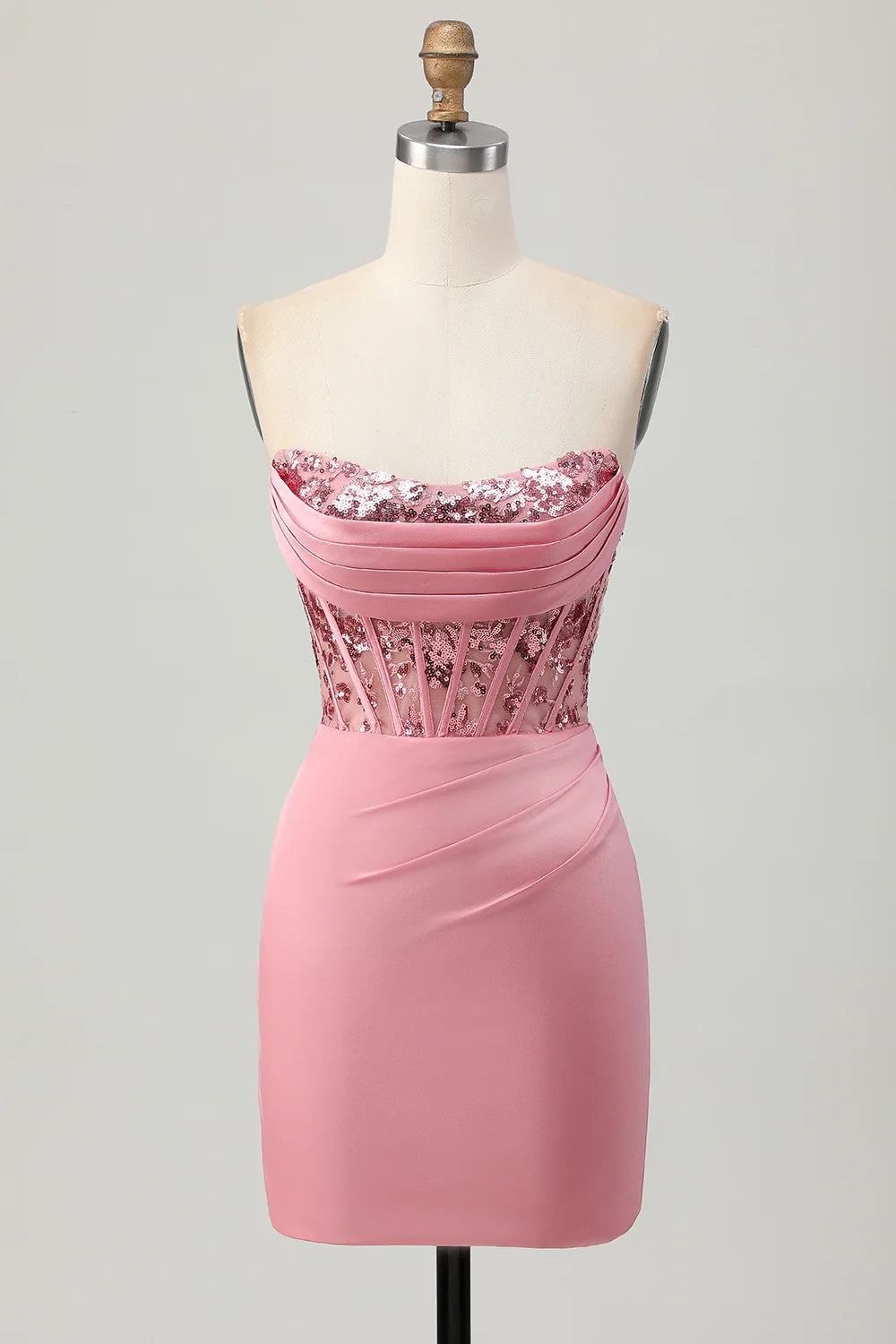 DingJi Wedding Elegant Slimming Tight Off Shoulder Short Waist Homecoming Dresses
